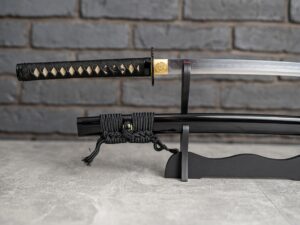 Katana T10 Prawdziwa Skóra Płaszczki Piękny Hamon – 15% PROMOCJA Niezwykle lekka