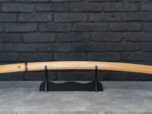 Katana T10 Jasny Jesion Shirasaya | 62 HRC | Róg Bawoli | Blade Vision