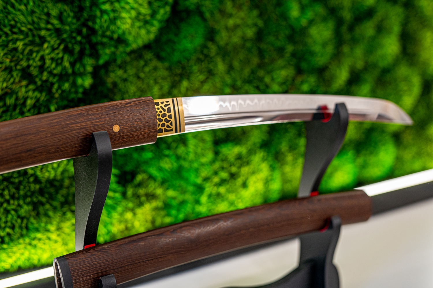 Tanto Shirasaya Stal T10 – Naturalne Drewno | Hartowanie Glinką (Hamon) TS1-3 - obrazek 12