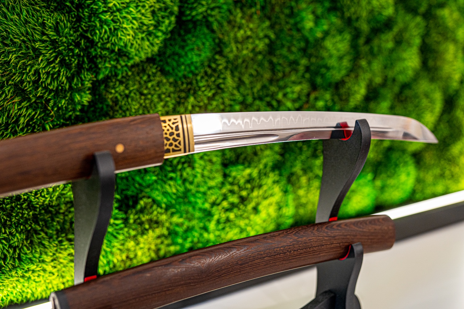 Tanto Shirasaya Stal T10 – Naturalne Drewno | Hartowanie Glinką (Hamon) TS1-3 - obrazek 10