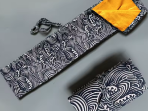 Pokrowiec na katanę w fale na miecz japoński Katana / Wakizashi