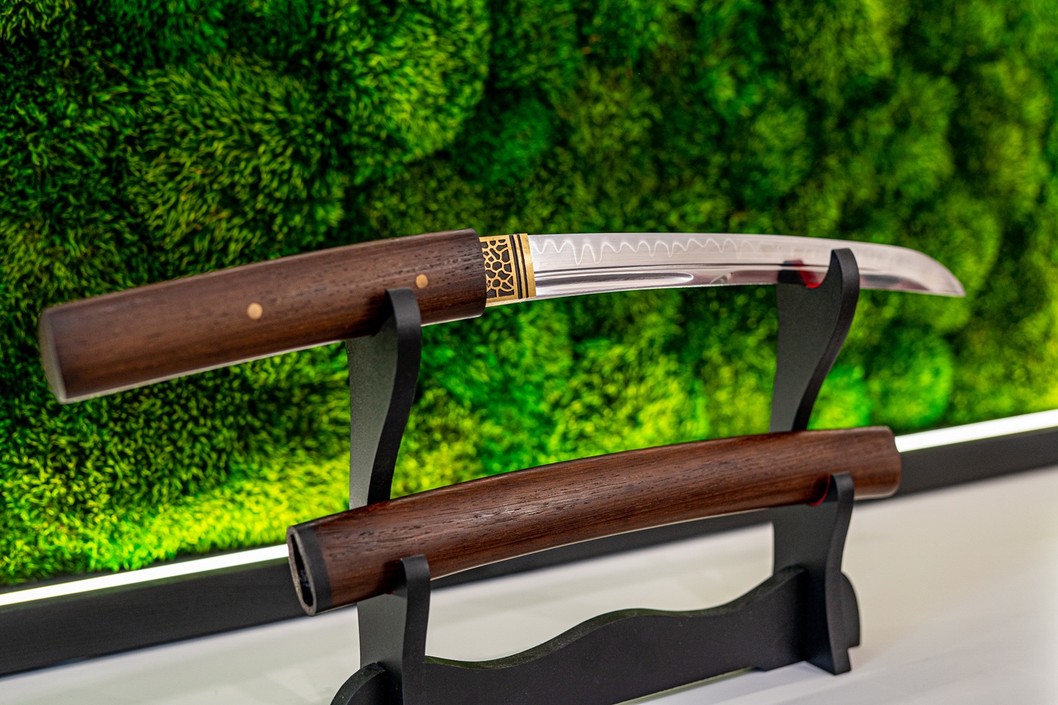 Tanto Shirasaya Stal T10 – Naturalne Drewno | Hartowanie Glinką (Hamon) TS1-3 - obrazek 7