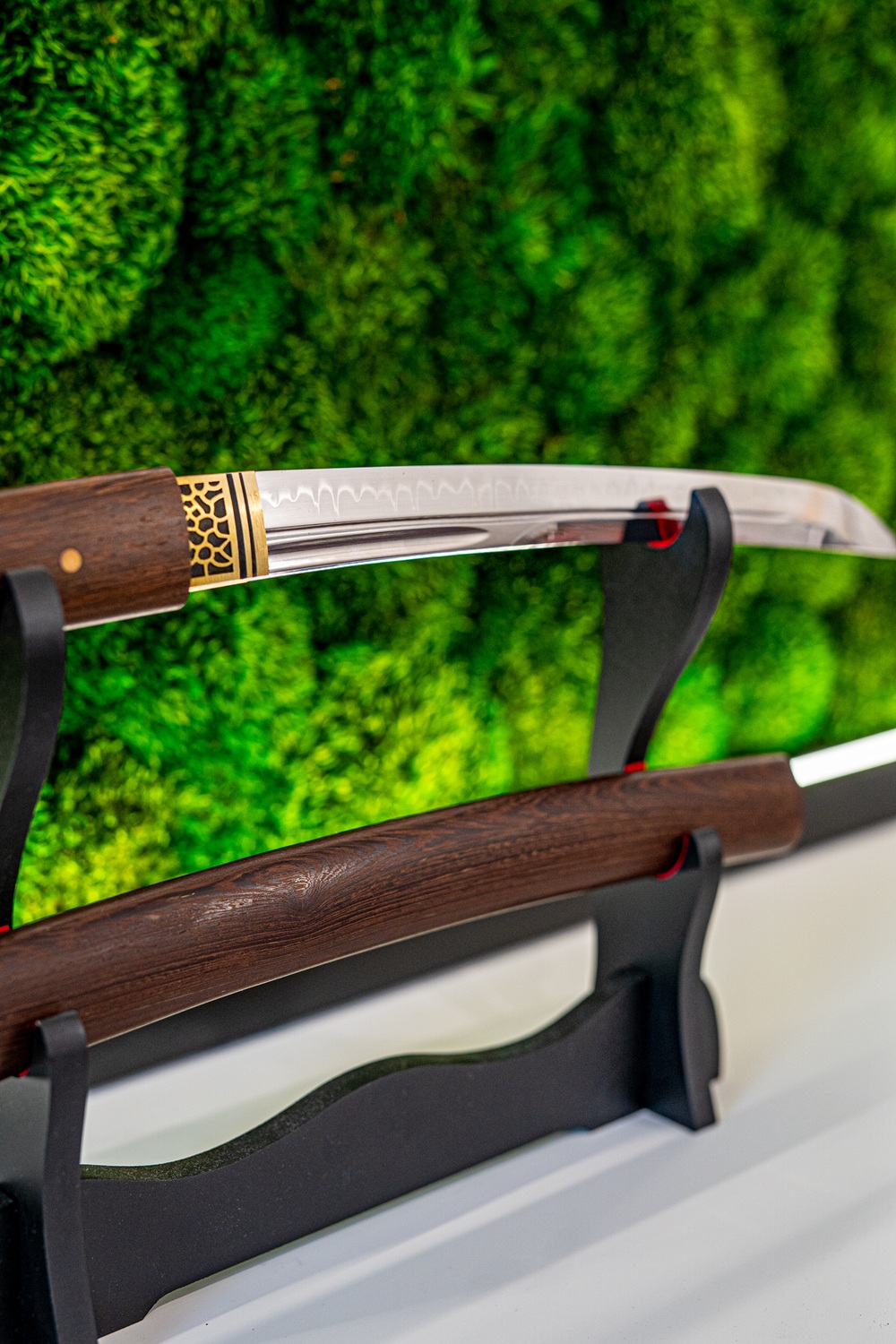 Tanto Shirasaya Stal T10 – Naturalne Drewno | Hartowanie Glinką (Hamon) TS1-3 - obrazek 5