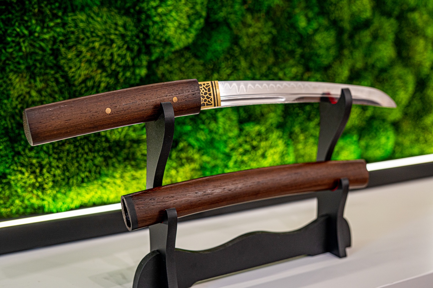 Tanto Shirasaya Stal T10 – Naturalne Drewno | Hartowanie Glinką (Hamon) TS1-3 - obrazek 3